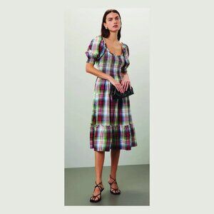 Hill House Home Louisa Nap Dress — Multi Tartan (XL)